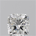 Natural Diamond 0.50 Carats, Cushion with  Cut, H Color, VS2 Clarity and Certified by GIA