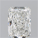 Natural Diamond 1.20 Carats, Radiant with  Cut, H Color, VS1 Clarity and Certified by GIA