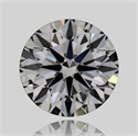 Natural Diamond 1.09 Carats, Round with Excellent Cut, K Color, VVS2 Clarity and Certified by GIA