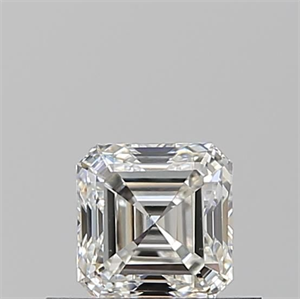 Picture of Natural Diamond 0.50 Carats, Asscher with  Cut, H Color, VS2 Clarity and Certified by GIA