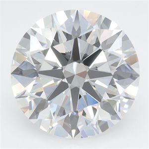 Picture of Lab Grown Diamond 4.38 Carats, Round with Excellent Cut, D Color, VVS2 Clarity and Certified by GIA