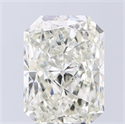 Natural Diamond 9.01 Carats, Radiant with  Cut, L Color, SI2 Clarity and Certified by GIA