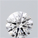 Natural Diamond 0.44 Carats, Round with Excellent Cut, F Color, VVS1 Clarity and Certified by GIA