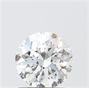 Lab Grown Diamond 1.02 Carats, Round with Excellent Cut, D Color, VS1 Clarity and Certified by IGI
