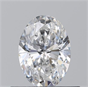 Natural Diamond 0.50 Carats, Oval with  Cut, E Color, VS1 Clarity and Certified by GIA