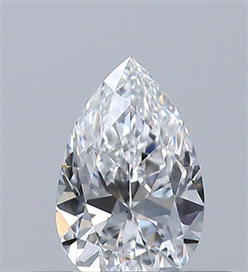 Picture of Natural Diamond 0.30 Carats, Pear with  Cut, D Color, VVS1 Clarity and Certified by GIA