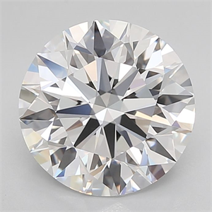 Picture of Lab Grown Diamond 4.02 Carats, Round with Ideal Cut, E Color, VVS2 Clarity and Certified by IGI