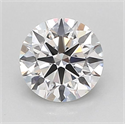 Lab Grown Diamond 1.03 Carats, Round with Ideal Cut, D Color, VS1 Clarity and Certified by IGI