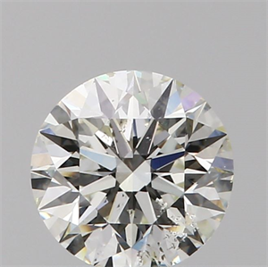 0.70 Carats, ROUND Diamond with Very Good Cut, I Color, SI2 Clarity and Certified by GIA
