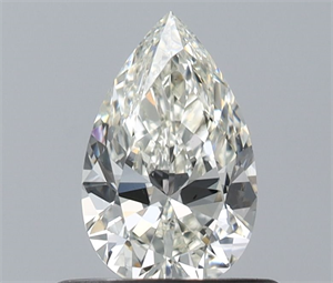 Picture of Natural Diamond 0.50 Carats, Pear with  Cut, I Color, VS1 Clarity and Certified by IGI