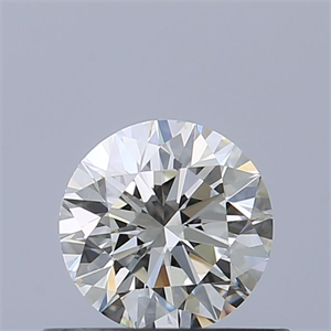 Picture of Natural Diamond 0.50 Carats, Round with Excellent Cut, G Color, VVS2 Clarity and Certified by IGI