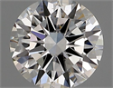 Natural Diamond 0.71 Carats, Round with Excellent Cut, E Color, VS2 Clarity and Certified by IGI