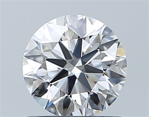 Foto Diamante Natural 0.75 quilates, Redondo , Color F, claridad VS1 y certificado GIA de