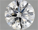 Natural Diamond 0.56 Carats, Round with Excellent Cut, D Color, SI1 Clarity and Certified by GIA