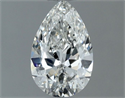 Natural Diamond 0.50 Carats, Pear with  Cut, H Color, VS2 Clarity and Certified by GIA
