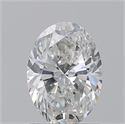Natural Diamond 1.20 Carats, Oval with  Cut, F Color, SI2 Clarity and Certified by GIA