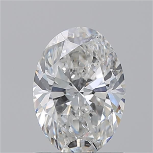 Picture of Natural Diamond 1.20 Carats, Oval with  Cut, F Color, SI2 Clarity and Certified by GIA