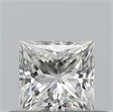 Natural Diamond 0.31 Carats, Princess with  Cut, G Color, VVS2 Clarity and Certified by GIA