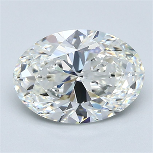 Picture of Natural Diamond 1.70 Carats, Princess with  Cut, K Color, VS1 Clarity and Certified by GIA