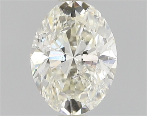 Picture of Natural Diamond 0.49 Carats, Oval with  Cut, K Color, I1 Clarity and Certified by GIA