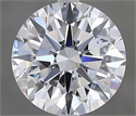 Diamante Natural 1.70 quilates, Redondo , Color D, claridad IF y certificado GIA