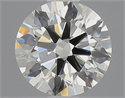 Natural Diamond 0.71 Carats, Round with Excellent Cut, I Color, VS2 Clarity and Certified by GIA