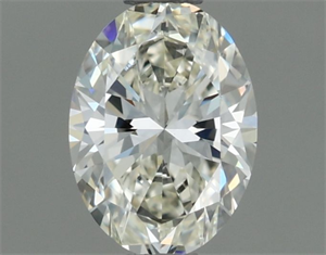 Picture of Natural Diamond 0.50 Carats, Oval with  Cut, J Color, VVS1 Clarity and Certified by IGI