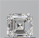 Natural Diamond 0.70 Carats, Asscher with  Cut, G Color, VVS1 Clarity and Certified by GIA