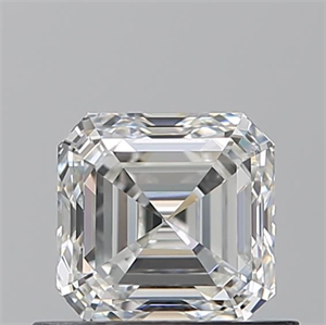 Picture of Natural Diamond 0.70 Carats, Asscher with  Cut, G Color, VVS1 Clarity and Certified by GIA