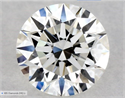 Diamante Natural 0.56 quilates, Redondo , Color H, claridad VVS2 y certificado GIA