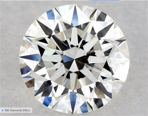 Foto Diamante Natural 0.56 quilates, Redondo , Color H, claridad VVS2 y certificado GIA de