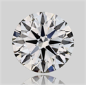 Natural Diamond 1.12 Carats, Round with Excellent Cut, I Color, VVS1 Clarity and Certified by GIA
