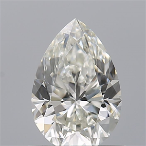 Picture of Natural Diamond 0.72 Carats, Pear with  Cut, G Color, VVS1 Clarity and Certified by IGI