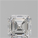 Diamante Natural 1.90 quilates, Asscher , Color H, claridad VVS1 y certificado GIA