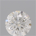 Natural Diamond 0.41 Carats, Round with Excellent Cut, H Color, SI2 Clarity and Certified by IGI
