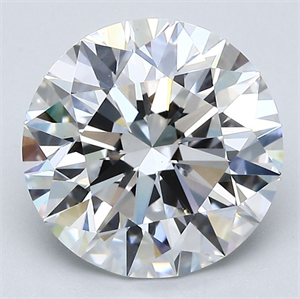 Picture of Natural Diamond 3.30 Carats, Round with Excellent Cut, E Color, VS1 Clarity and Certified by GIA