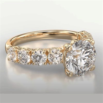 1.36 carat Lab diamonds F VVS2 Ideal Cut sides, engagement ring setting for 1.50 carat up