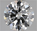 Lab Grown Diamond 1.50 Carats, Round with Excellent Cut, F Color, VVS2 Clarity and Certified by IGI