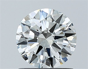 Picture of Natural Diamond 0.80 Carats, Round with Excellent Cut, H Color, VVS1 Clarity and Certified by GIA