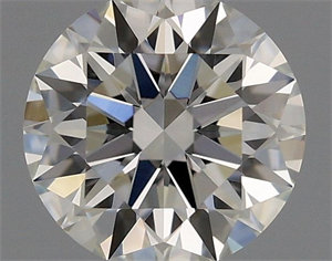 Foto Diamante Natural 0.52 quilates, Redondo , Color H, claridad IF y certificado GIA de