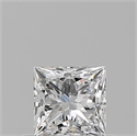 Diamante Natural 0.50 quilates, Princesa , Color D, claridad VS1 y certificado GIA