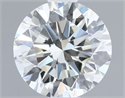 Natural Diamond 0.62 Carats, Round with Very Good Cut, I Color, VVS2 Clarity and Certified by IGI