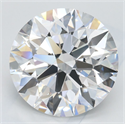 Lab Grown Diamond 3.65 Carats, Round with Ideal Cut, D Color, IF Clarity and Certified by IGI