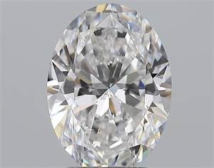 Picture of Natural Diamond 2.51 Carats, Oval with  Cut, E Color, SI1 Clarity and Certified by GIA