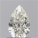 Natural Diamond 0.51 Carats, Pear with  Cut, J Color, SI2 Clarity and Certified by GIA