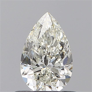 Picture of Natural Diamond 0.51 Carats, Pear with  Cut, J Color, SI2 Clarity and Certified by GIA