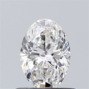 Picture of Natural Diamond 0.50 Carats, Oval with  Cut, E Color, VS2 Clarity and Certified by GIA