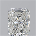 Natural Diamond 0.72 Carats, Radiant with  Cut, H Color, VS1 Clarity and Certified by GIA