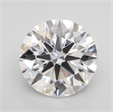 Lab Grown Diamond 1.07 Carats, Round with Ideal Cut, D Color, VVS1 Clarity and Certified by IGI
