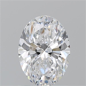 Picture of Natural Diamond 1.20 Carats, Oval with  Cut, D Color, VS2 Clarity and Certified by GIA
